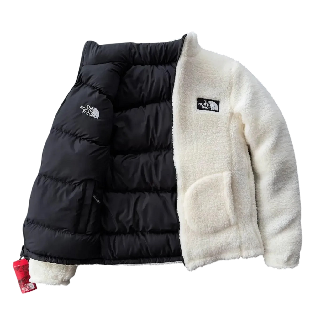 Giacca in Pile Bianco Reversibile SS22 TNF